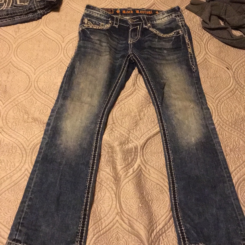 Men’s rock revival jeans